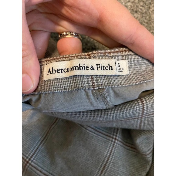 Abercrombie & Fitch Fall Plaid Mini Skirt Skort Size Small - Picture 5 of 6